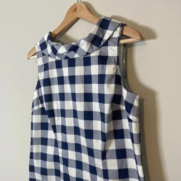 TALBOTS | TOP SIZE M  WHITE/BLUE - Picture 2 of 6